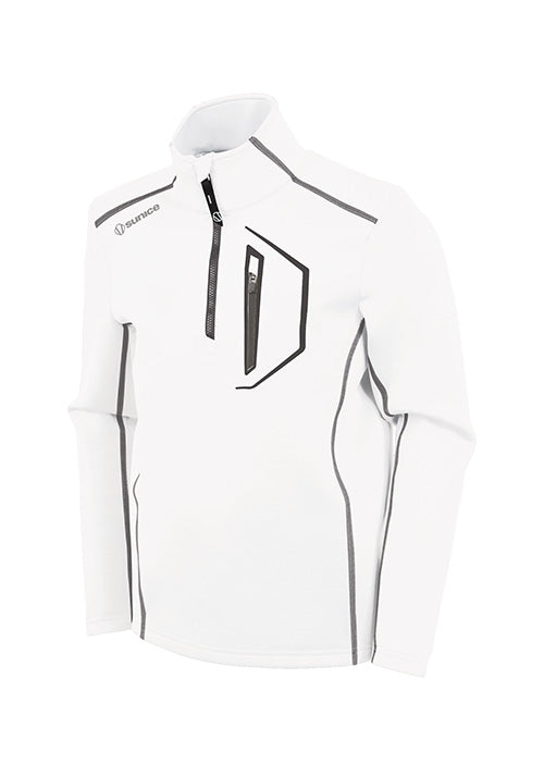 SUNICE NIXON BOYS PULLOVER - WHITE