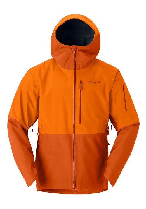 NORRONA MS LOFOTEN GTX SHELL JKT - GOLD FLAME
