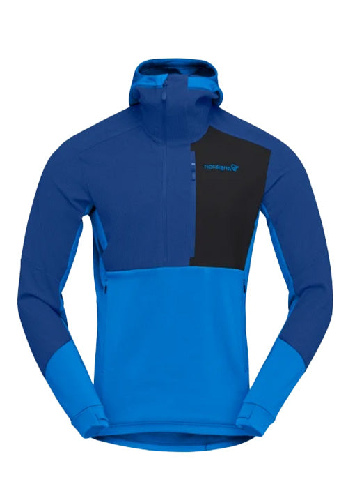 NORRONA MS LOFOTEN THERMAL PRO FLEECE HOODY - SKYDIVER