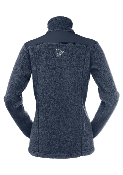 NORRONA WS TROLLVEGGEN THERMAL PRO FLEECE JKT - INDIGO NIGHT