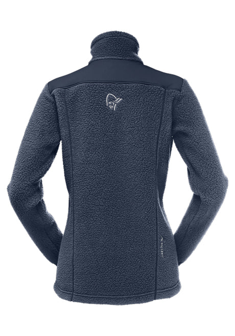 NORRONA WS TROLLVEGGEN THERMAL PRO FLEECE JKT - INDIGO NIGHT
