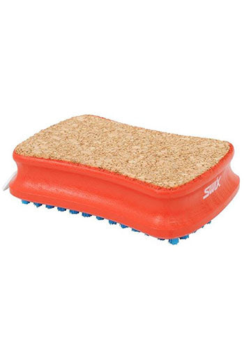 SWIX BRUSH T196B SOFT NYLON CERA F BRUSH CORK COMBO