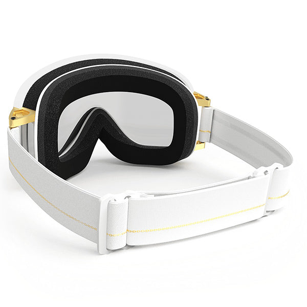 YNIQ MODEL ONE - WHITE GOLD | BROWN LENS