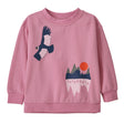PATAGONIA BABY CREW SWEAT PLANET PINK