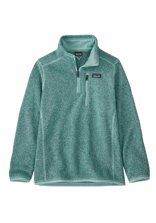 PATAGONIA JNR BETTER SWEATER 1/4 ZIP - SKIFF BLUE
