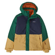 PATAGONIA KIDS POWDER TOWN JACKET - CONIFER GREEN