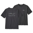 PATAGONIA MS 73 TEXT LOGO TEE-INK BLACK