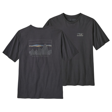 PATAGONIA MS 73 TEXT LOGO TEE-INK BLACK