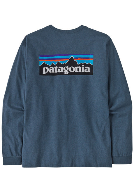 PATAGONIA MS P6 LOGO RESPONSIBILI TEE-UTILITY BLUE