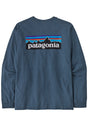 PATAGONIA MS P6 LOGO RESPONSIBILI TEE-UTILITY BLUE