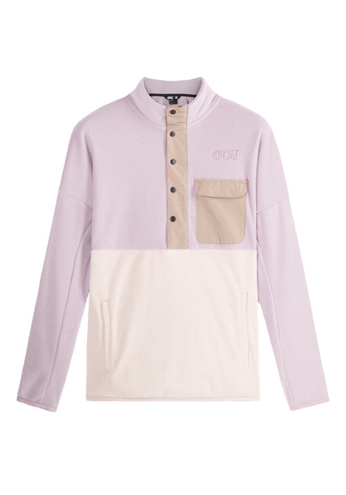 PICTURE WS ARCCA 1/4 ZIP FLEECE - SEA FOG