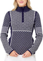 KRIMSON KLOVER POW ZIP NECK SWEATER NAVY