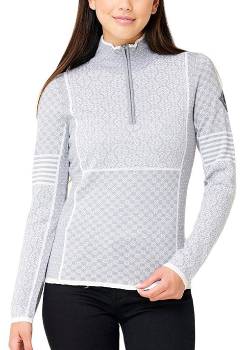 KRIMSON KLOVER POW ZIP NECK SWEATER SNOW