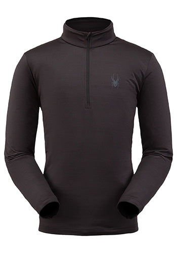 SPYDER PROSPECT ZIP T NECK BLACK