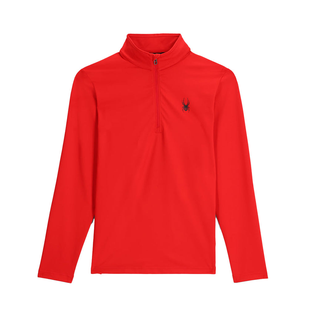 SPYDER MS PROSPECT ZIP T NECK RED