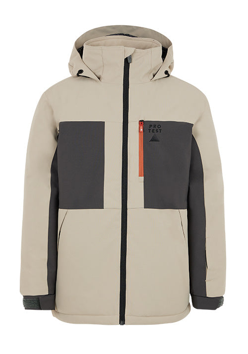 PROTEST BUZZERD JNR JACKET - BAMBOO BEIGE