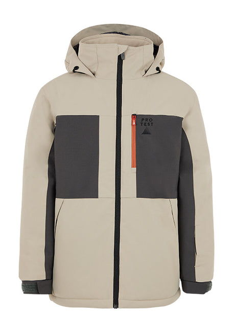PROTEST BUZZERD JNR JACKET - BAMBOO BEIGE