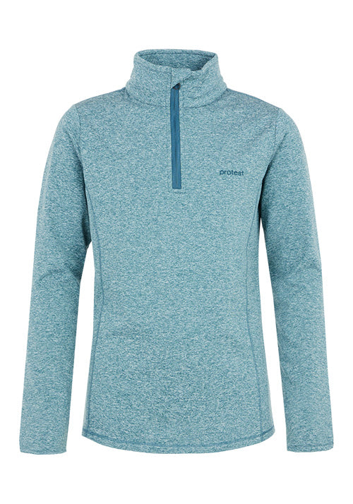 PROTEST JNR FABRIZOM 1/4 ZIP TOP - JEWEL BLUE
