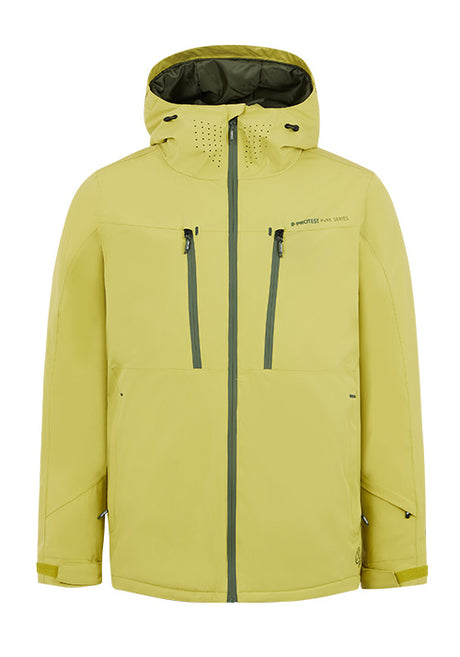 PROTEST MS TIMO JACKET - SPLITPEA GREEN