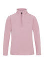 PROTEST TD MUTE 1/4 ZIP FLEECE - CAMEO PINK