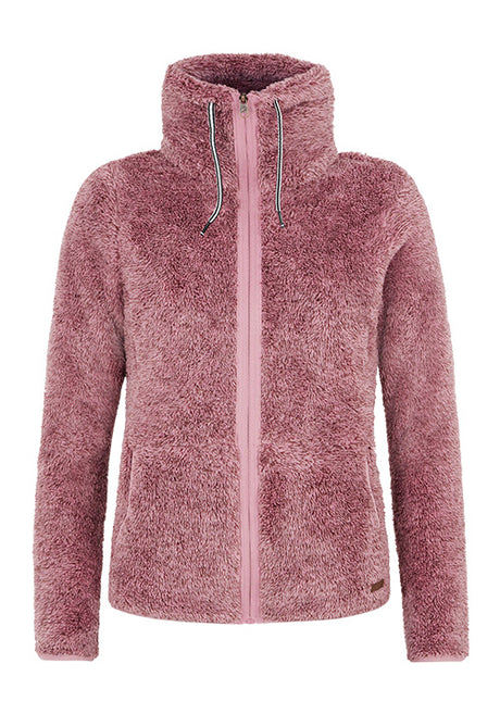 PROTEST WS RIRI FULL ZIP FLEECE - CAMEO PINK