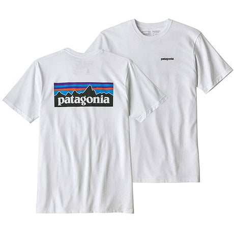 PATAGONIA MS P6 LOGO RESPONSIBILI TEE WHITE