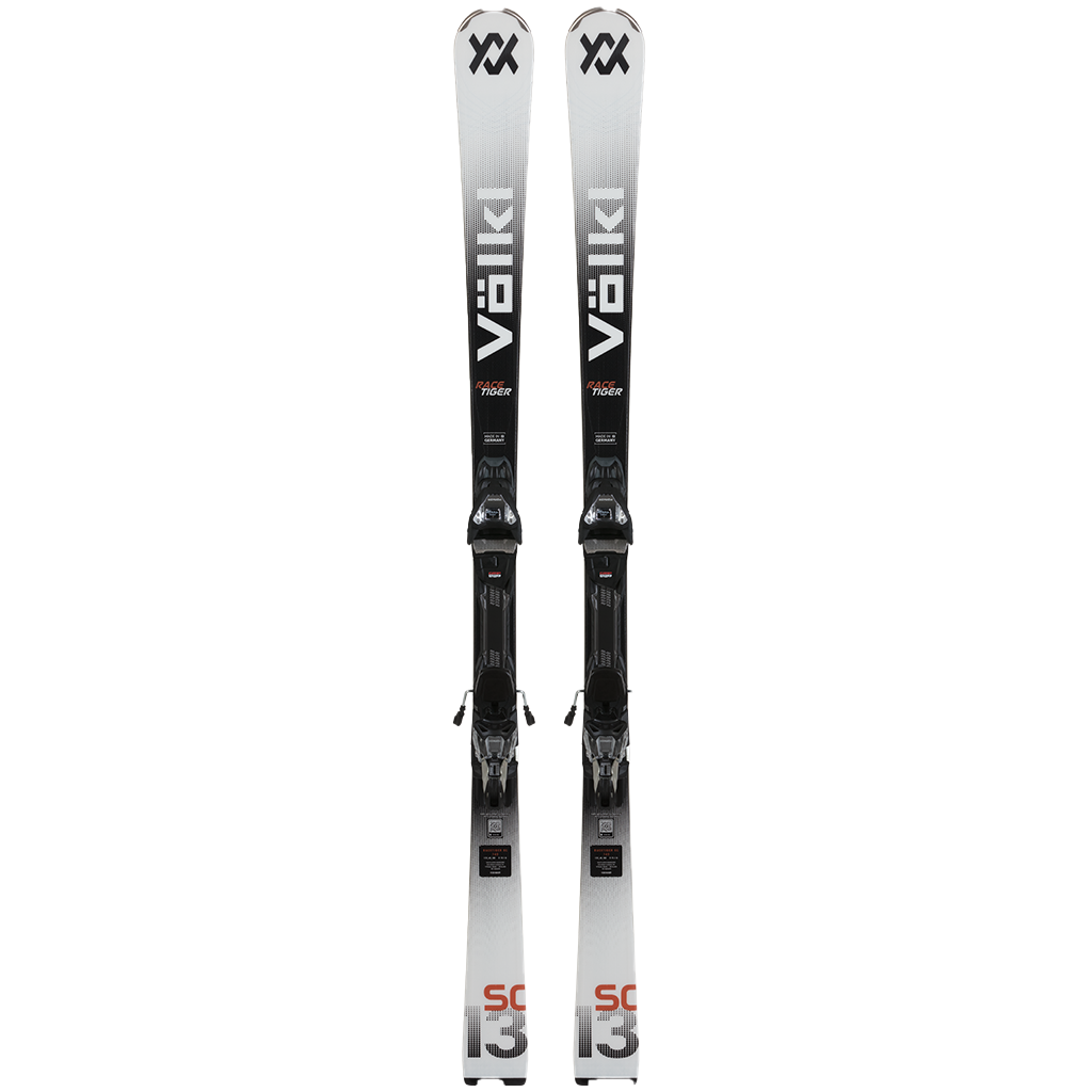 VOLKL RACETIGER SC WHITE W VMOTION3 12 SKIS 2026
