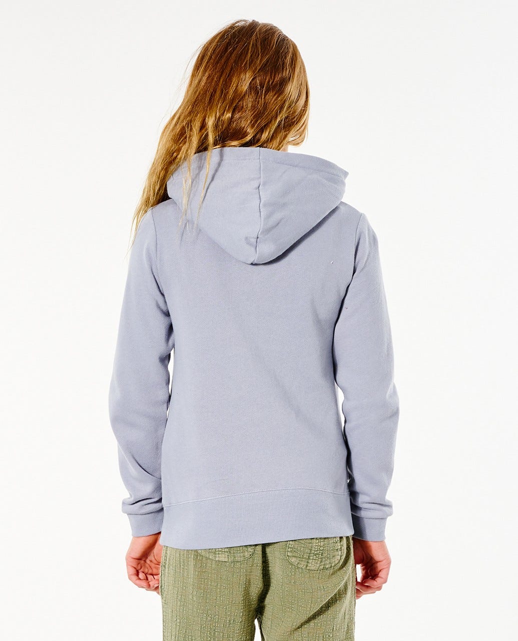 RIPCURL JNR SCRIPT HOODY BLUE GREY