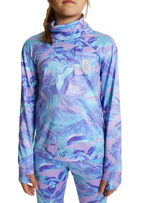 ROJO GIRLS CAPRI FUNNEL NECK