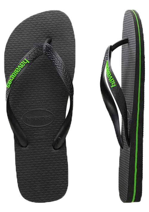 HAVA RUBBER LOGO BLK/GREEN
