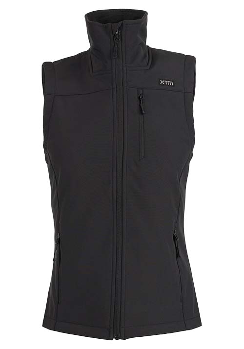 XTM MS SIERRA SOFTSHELL VEST - BLACK