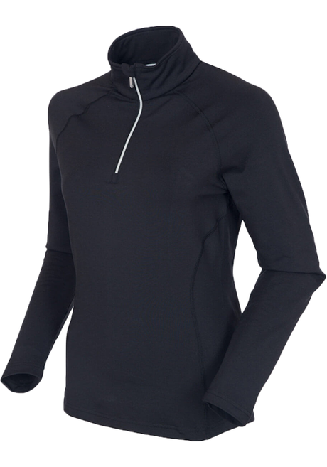 SUNICE SKI LODGE II HALF-ZIP PULLOVER - BLACK