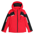 SPYDER BOYS LEADER JACKET-SPYDER RED