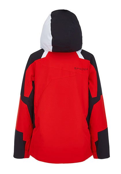 SPYDER BOYS LEADER JACKET VOLCANO