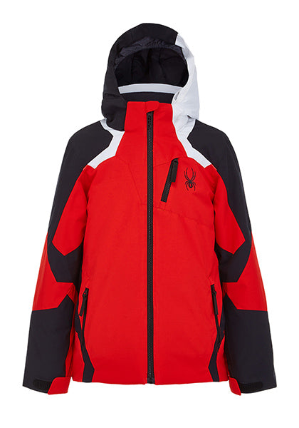 SPYDER BOYS LEADER JACKET VOLCANO