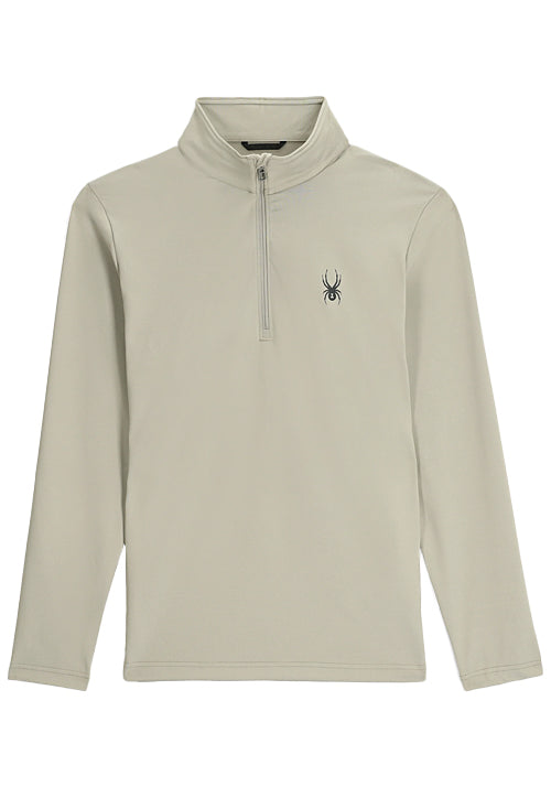SPYDER PROSPECT ZIP T NECK CONCRETE