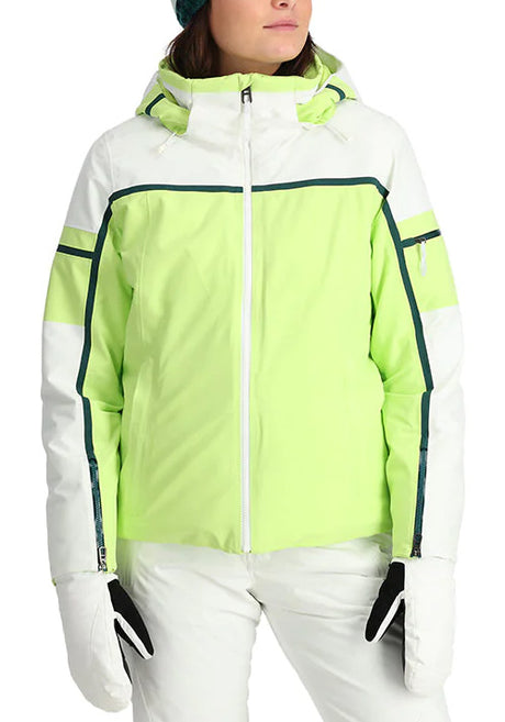 SPYDER WS POISE JACKET - LIME ICE