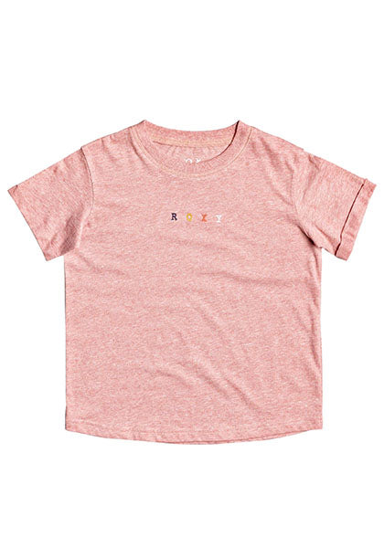 ROXY GIRL SURF N RHYTHM TEE ASH ROSE