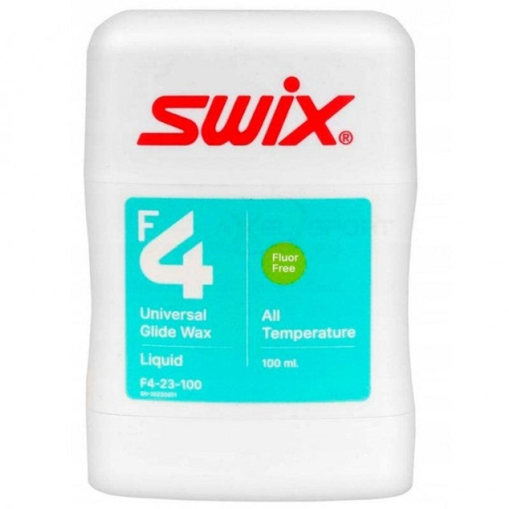 SWIX F4 ALL TEMP UNI LIQUID WAX W/ APPLICATOR 100ML