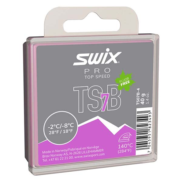 SWIX TS7B RACE WAX (-2c/-8c) 40g
