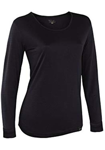 TERRAMAR EC2 SILK SPANDEX SCOOP TOP