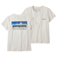 PATAGONIA WS P6 LOGO RESPONSIBILI-TEE WHITE