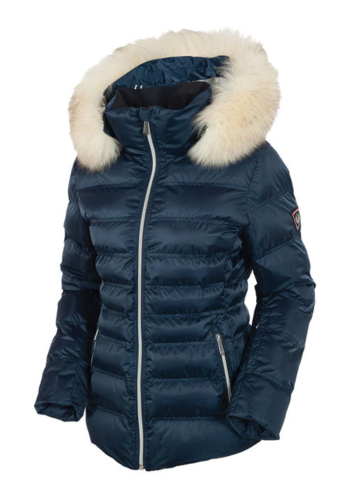 SUNICE WS FIONA JACKET WITH FUR - MIDNIGHT
