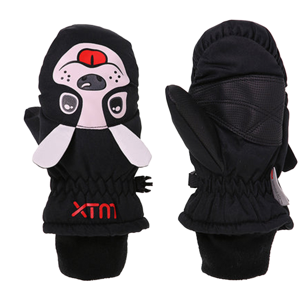 XTM PUPPET MITT- BLACK DOG