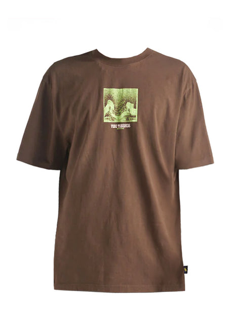 YUKI THREADS WINDHOLD TEE- BROWNIE