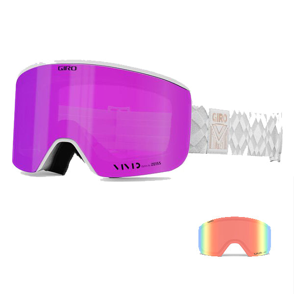 GIRO ELLA WHT LIMITLESS VIVID PINK w VIVID INFRARED (ASIAN FIT)