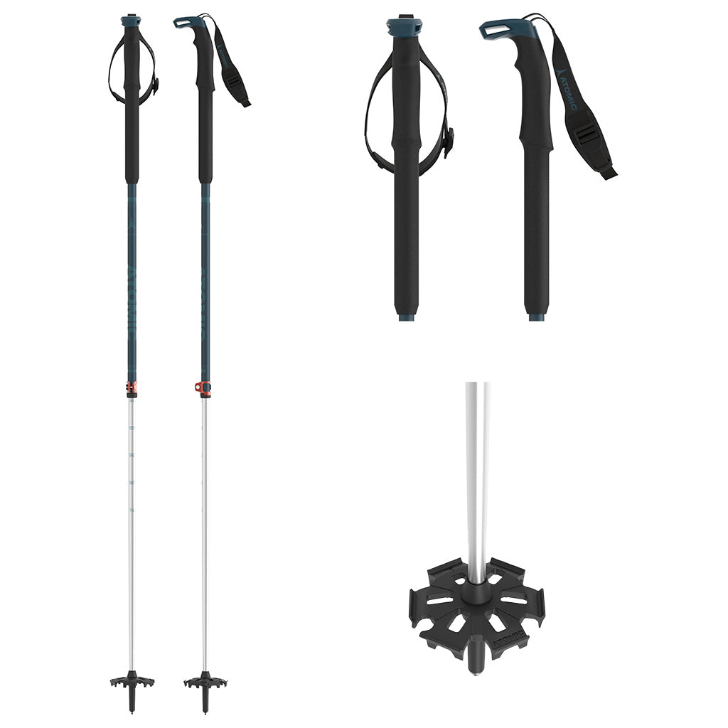 ATOMIC BCT TOURING SQS POLES - DARK GREEN