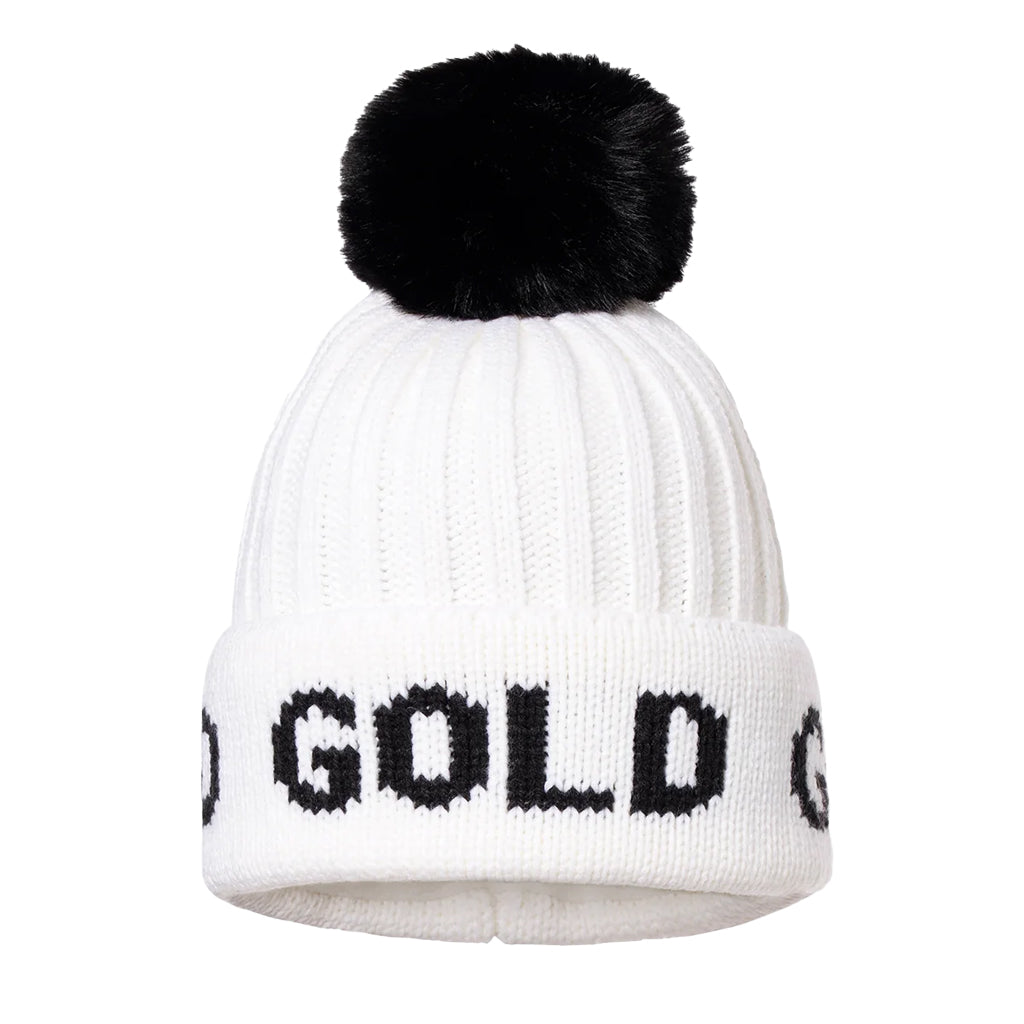 GOLDBERGH HODD POM BEANIE WHITE/BLACK