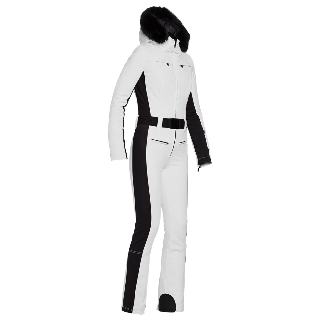 GOLDBERGH PARRY SKI SUIT FAUX FUR - WHITE