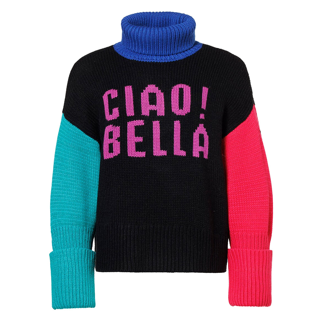 GOLDBERGH SIENA LONG SLEEVE KNIT - BLACK